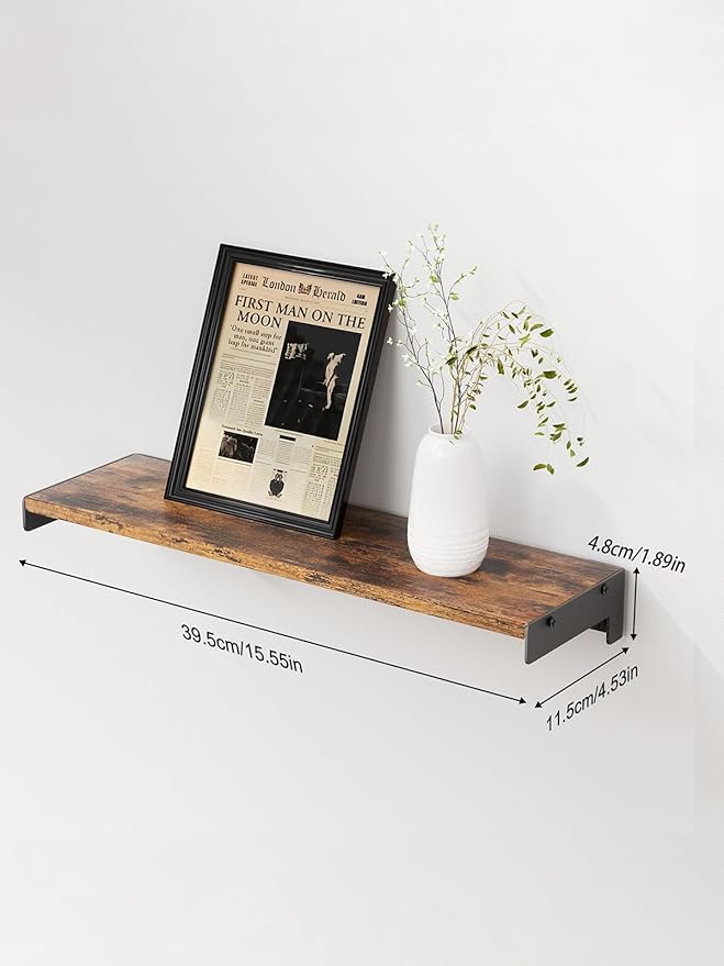 Floating Shelves for Wall, Shelves for Decor Storage Set of 6, Wall Mounted