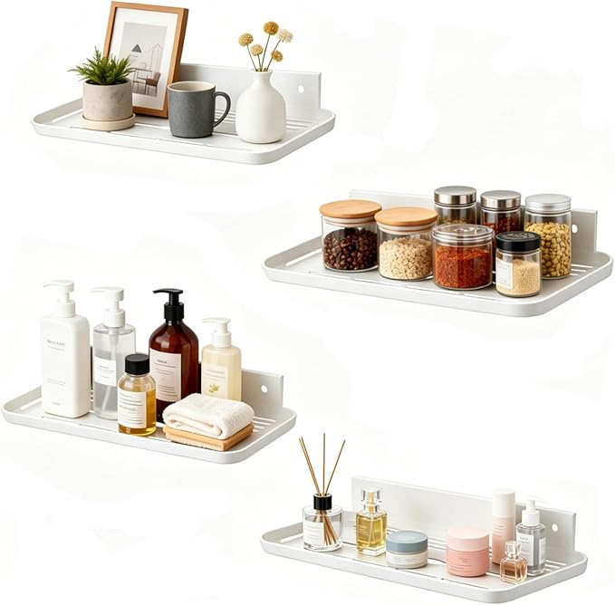 Floating Shelves for Wall, Wall Mounted Floating Shelves, Bathroom Shelf