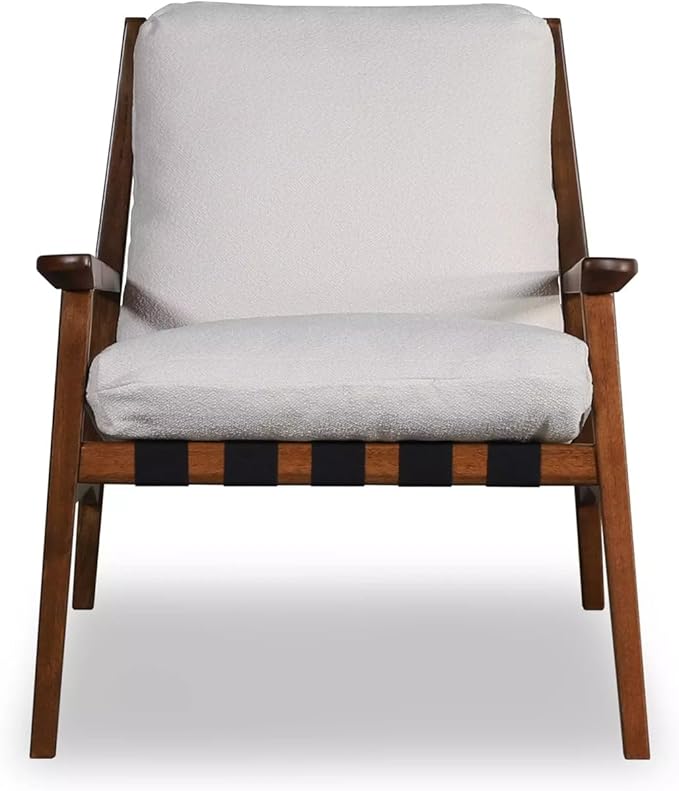 Grain Wood Furniture Solid Wood Mid Century Lounge Chair