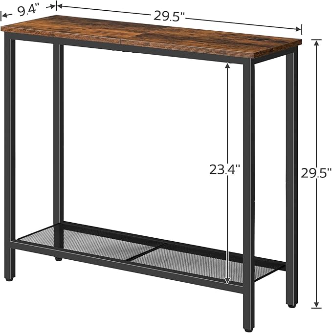 HOOBRO 29.5" Narrow Console Table, Small Entryway Table