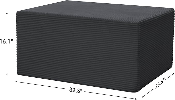Ottoman for Cloud Sectional Boneless Couches Living Room, Modular Ottoman for