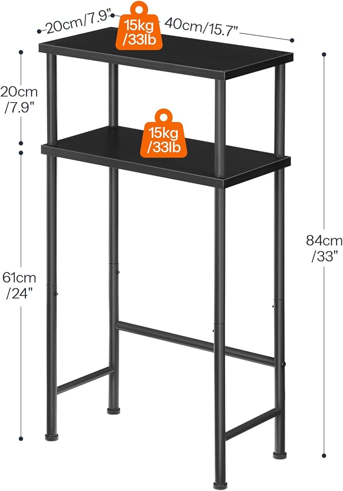 HOOBRO Narrow Console Table for Small Space, 15.7" Entryway Table