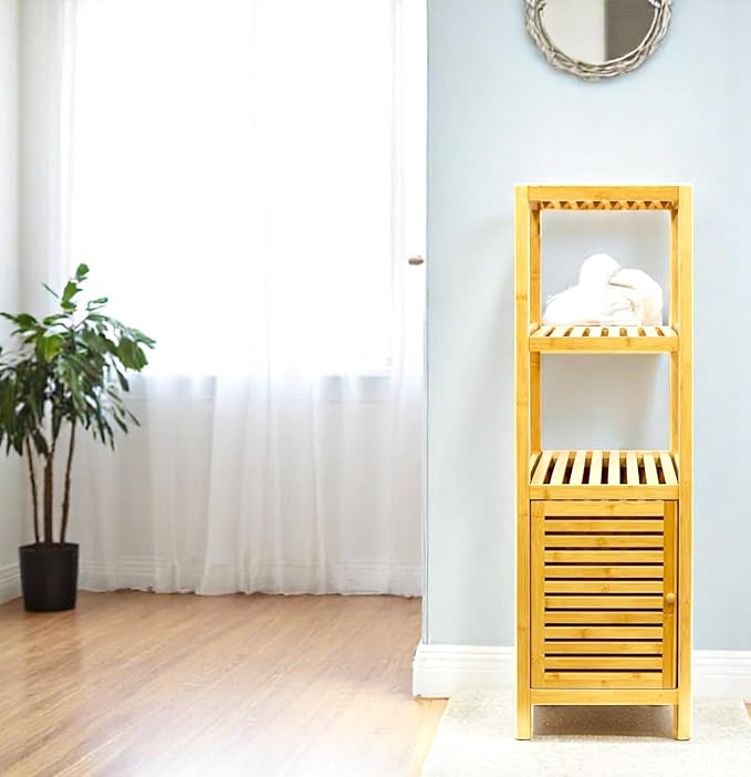 RoyalHouse Bamboo 3-Tier Floor Organizer