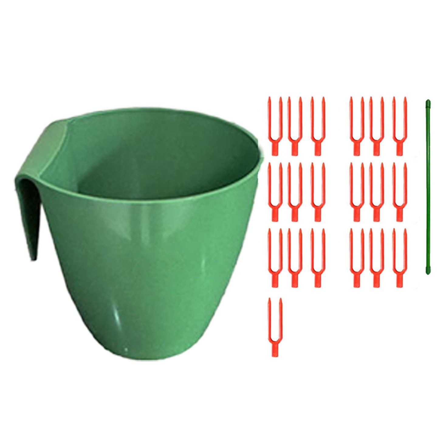 Kangnice Garden Trays Tool for Strawberry Runners Featuring Breathable Cups and Runner Forks to Enhancing Survival Rate and Growth Drainage Planting Cups