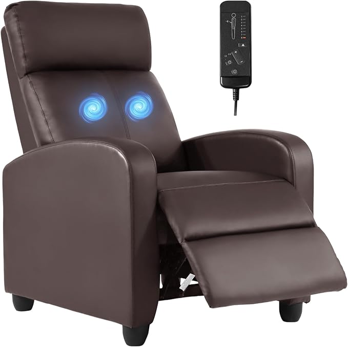 FDW Recliner Chair Massage Chair Reading Chair Reclining Sofa Home Theater