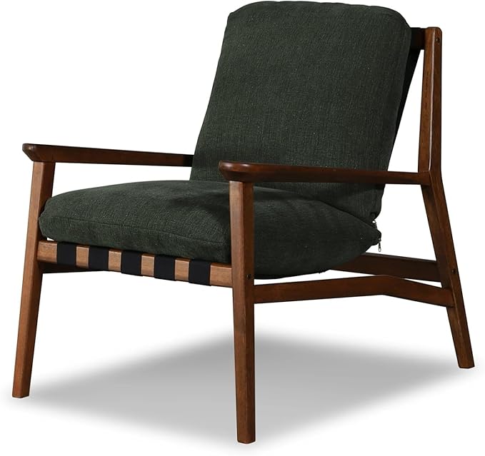 Grain Wood Furniture Solid Wood Mid Century Lounge Chair