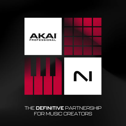 Akai Professional MPK Mini MK3 - 25 Key USB MIDI Keyboard Controller With 8 Backlit Drum Pads, 8 Knobs, Music Production Software and Native Instruments Sound Package (NKS Integration)