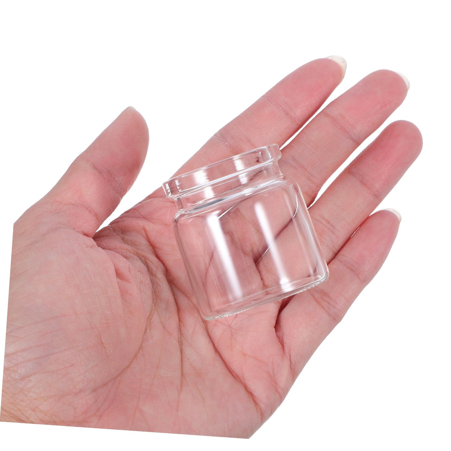 Mipcase 10pcs Mini Glass Bottles Succulent Landscape Decor Test Tube Vases Micro Terrariums for Plant Propagation