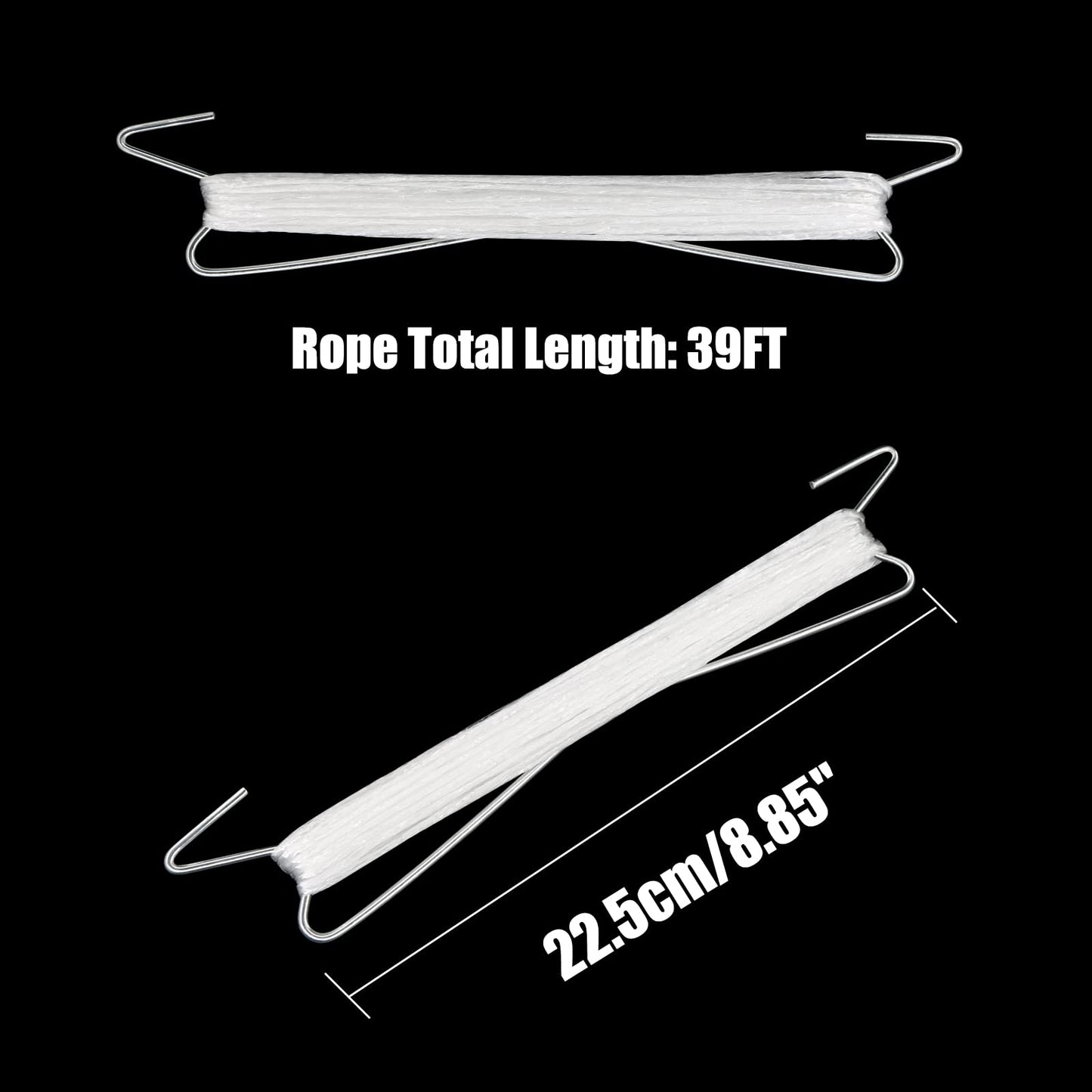 Bandelt 20pcs Tomato Support J Hooks, Tomato Climbing Hooks with 39ft Twine to Prevent Tomatoes from Pinching or Falling Off for Plant Vegetable Plant Fruit Flower