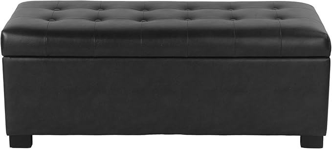 HomePop Large Tufted Storage Bench