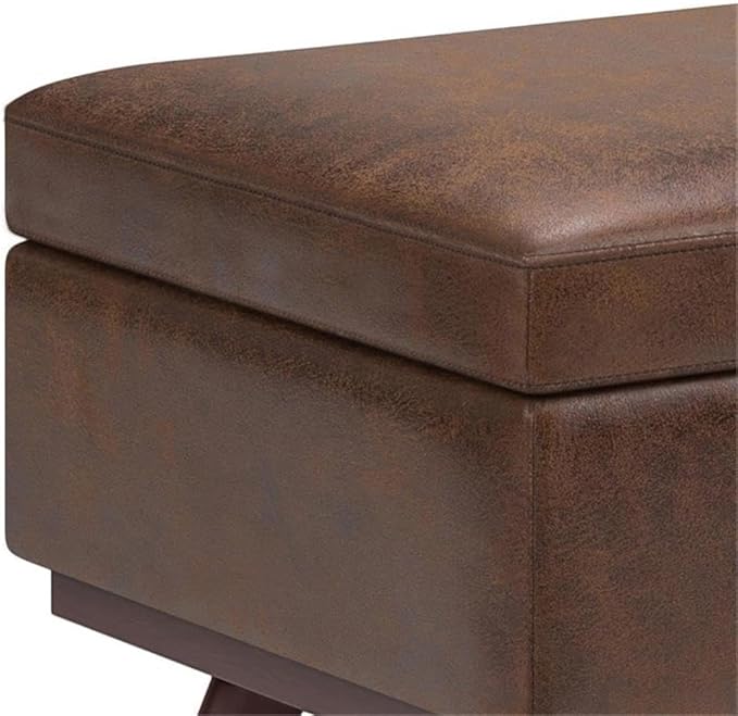 SIMPLIHOME Owen Lift Top Coffee Table Storage Ottoman