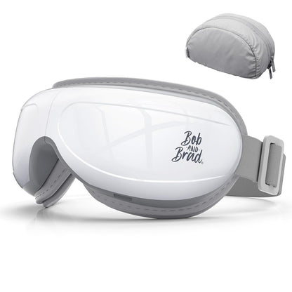 BOB AND BRAD Eye Massager FSA Eligible/HSA Eligible, EyeOasis 2 Heated Eye Mask for Migraines with Music, Smart Migraine Massager Reduce Dry Eyes Improve Sleep, Birthday Gifts for Women Men Mom Dad