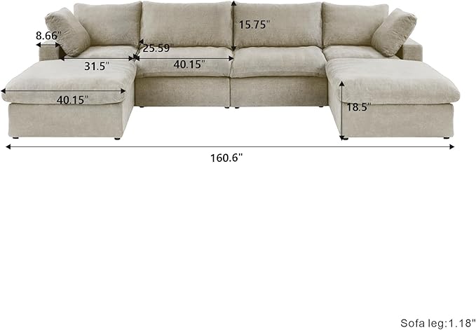 Cloud Couch Modular Sectional Sofa