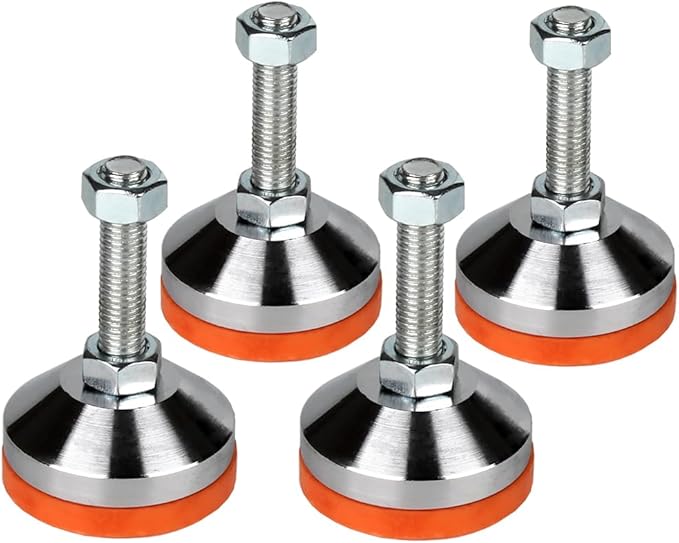 Heavy Duty Leveling feet, Leg Leveler 2.36" Dia Base, Adjustable Leveling feet