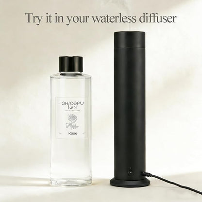 Rose Scented Oil Diffuser Refill 200ml/6.76 fl oz Natural Fragrances Oil - Best for Aromatherapy, SPA and Home, 0% Alcohol, Blend to Promote Beauty and Tranquility