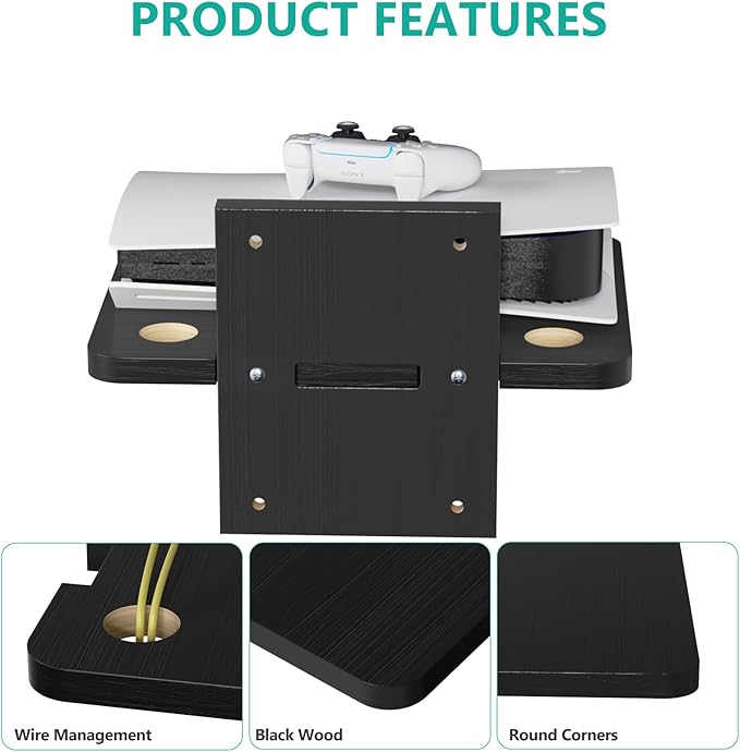 WALI Floating TV Shelf, 1 Tier Projector Shelf