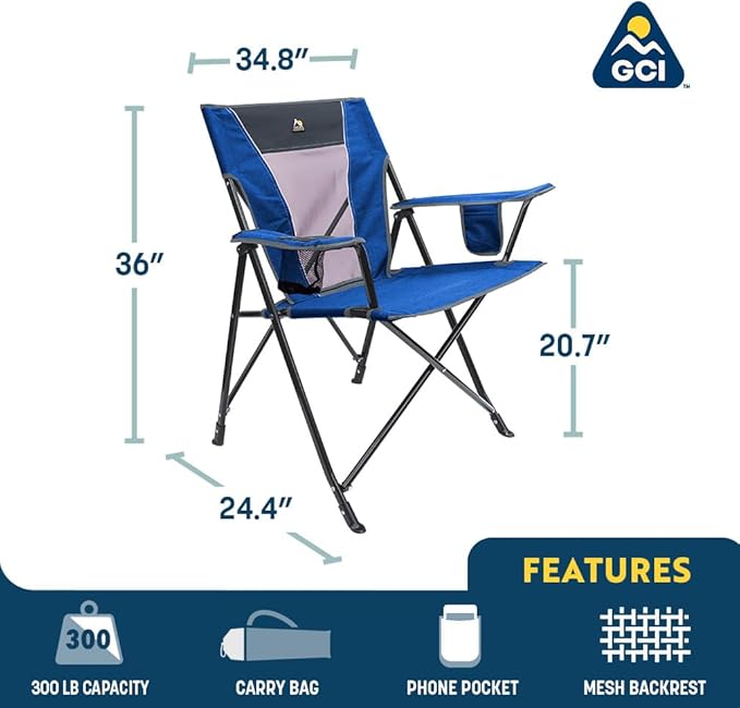 GCI Outdoor Comfort Pro Camping Chair | Collapsible Folding Chair