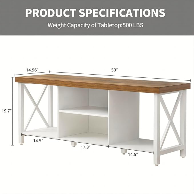GAZHOME TV Stand for TV up to 55 Inches, TV Cabinet