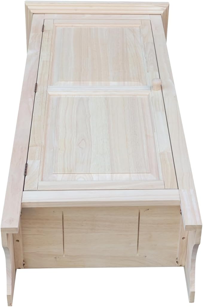 Single Jelly Cabinet, Solid Parawood Construction, 22.8"W x 12.5"D x 51"H