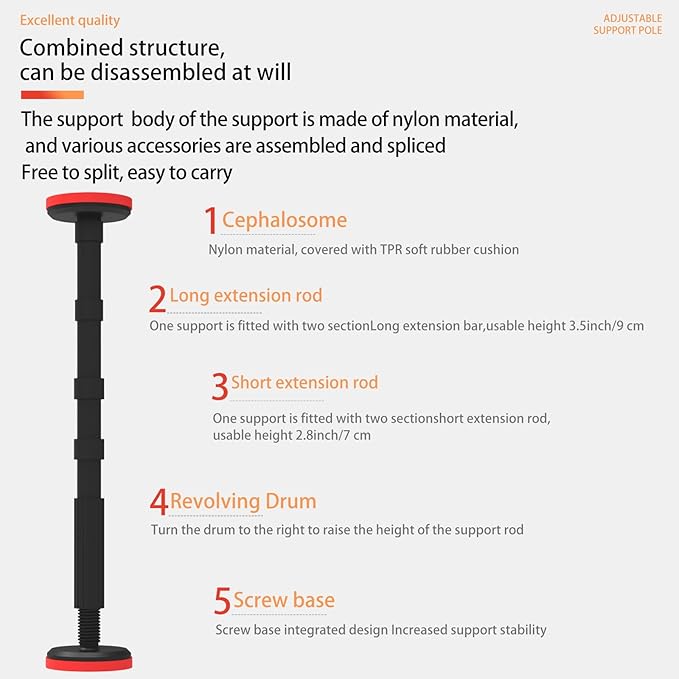 Cabinet Jacks for Installing Cabinets, Adjustable Support Pole Furniture Small