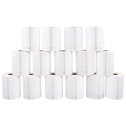 L LIKED 3300 PCS 4"x6" Direct Thermal Shipping Labels (220 Labels/Roll, 15 Rolls), Perforated White & Strong Adhesive, Compatible with DYMO 4XL 1744907, Zebra, Rollo