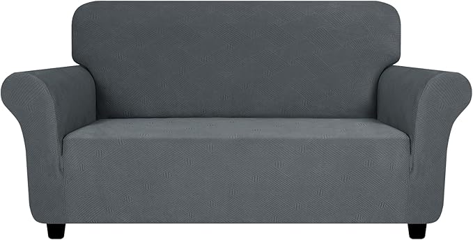 ZNSAYOTX Super Stretch Loveseat Covers, New Striped Love Seat Slipcover