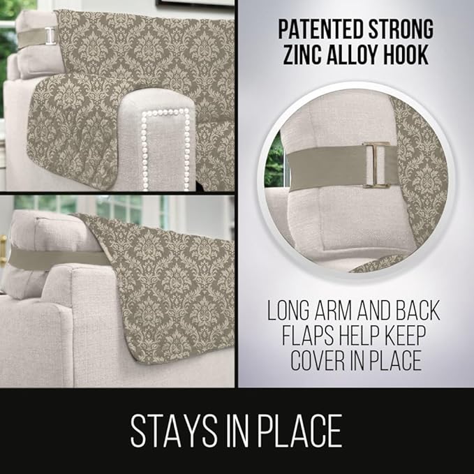 Sofa Shield® Couch Slip Covers for Dogs, Reversible Furniture Protector