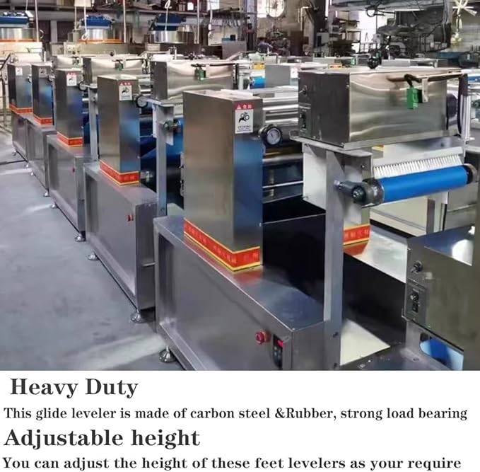Heavy Duty Leg levelers ， Leveling Legs 2.36" Dia Base, Adjustable feet