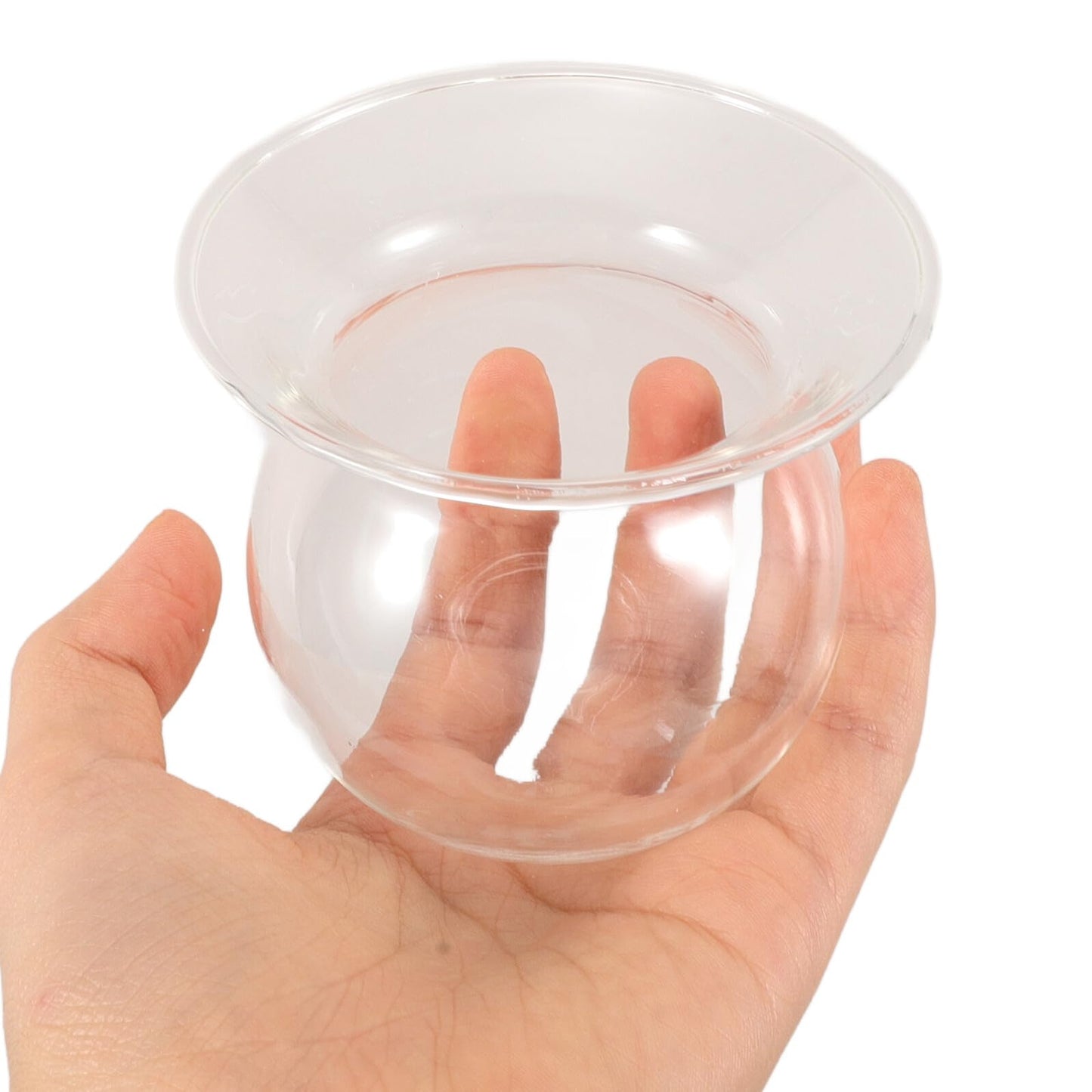 Angoily 4pcs Glass Flower Vase Set Globe Shape Glass Planter for Plants Hydroponic Propagation Terrarium Indoor Home Décor