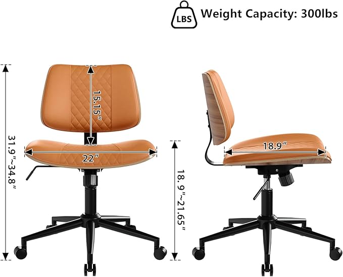 Modern Armless Office Chair