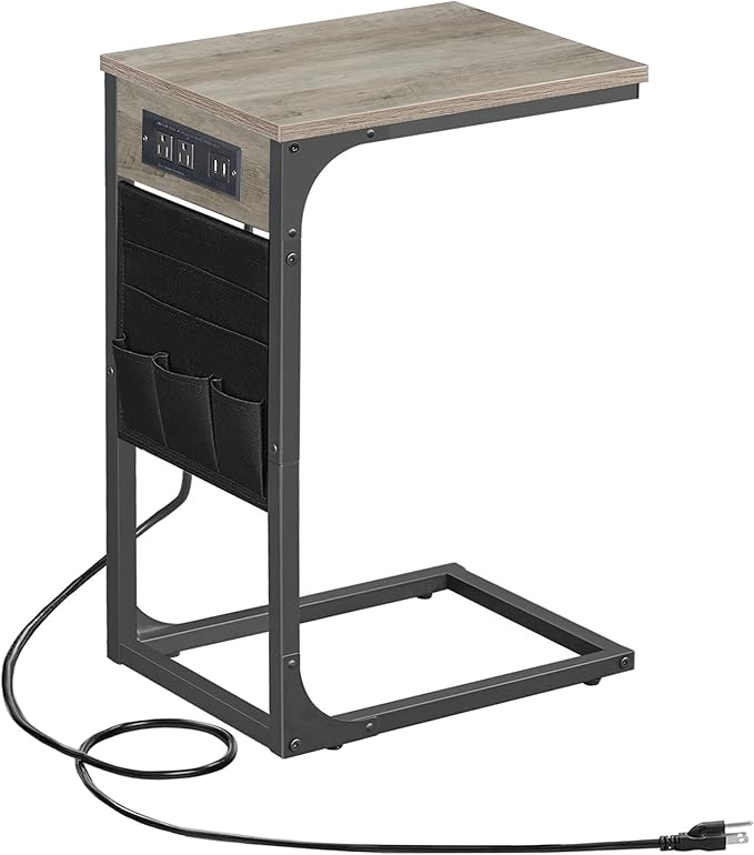 TUTOTAK C Shaped End Table