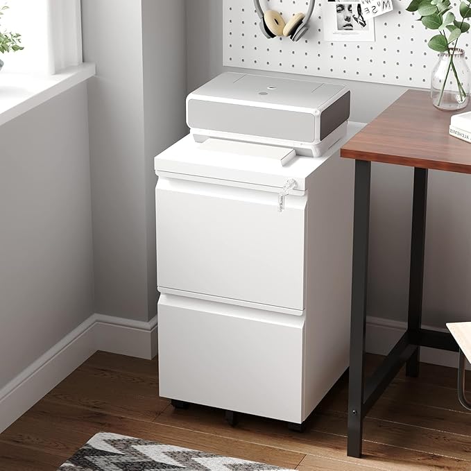Letaya 2 Drawer Mobile File Cabinet