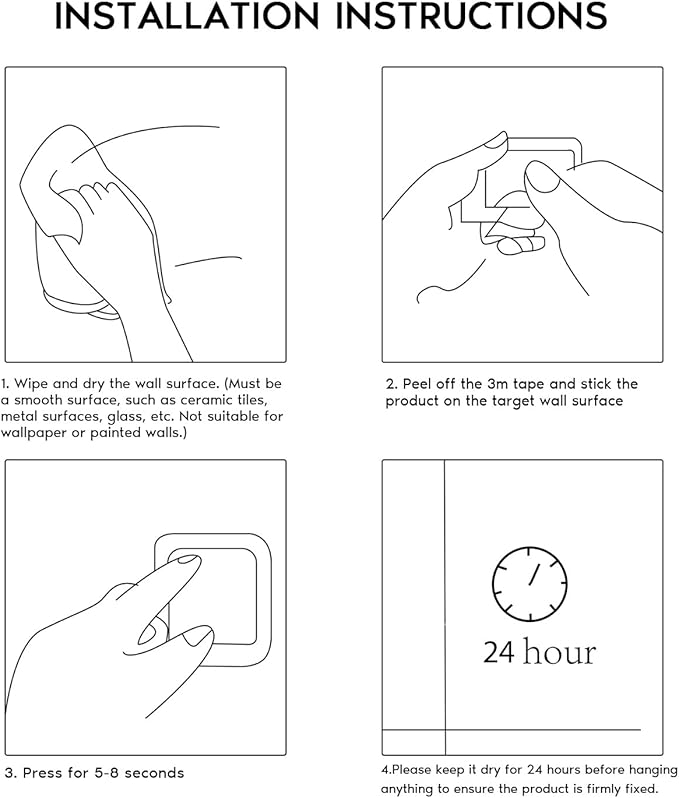 Taozun Adhesive Towel Holder