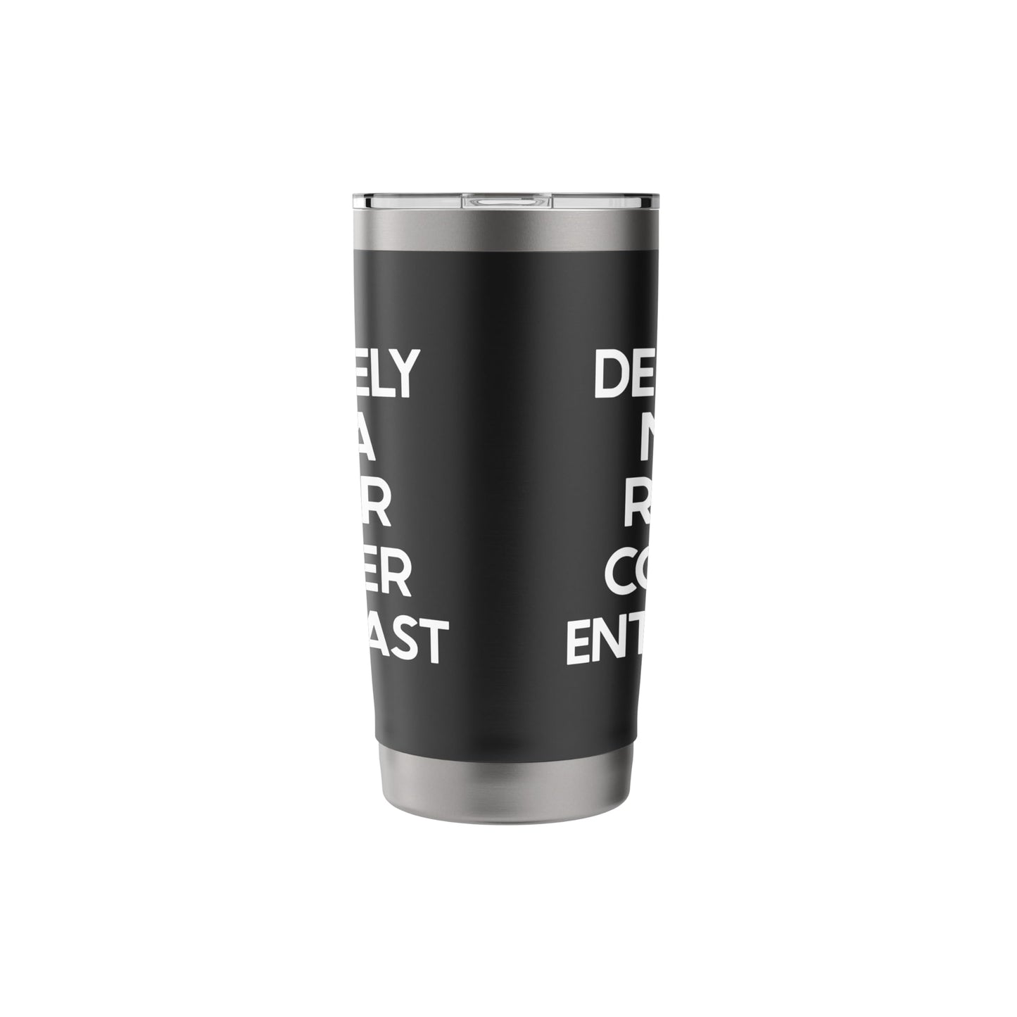 Roller Coaster Enthusiast Saying Tshirt Funny Ironic Humor Stainless Steel Insulated Tumbler