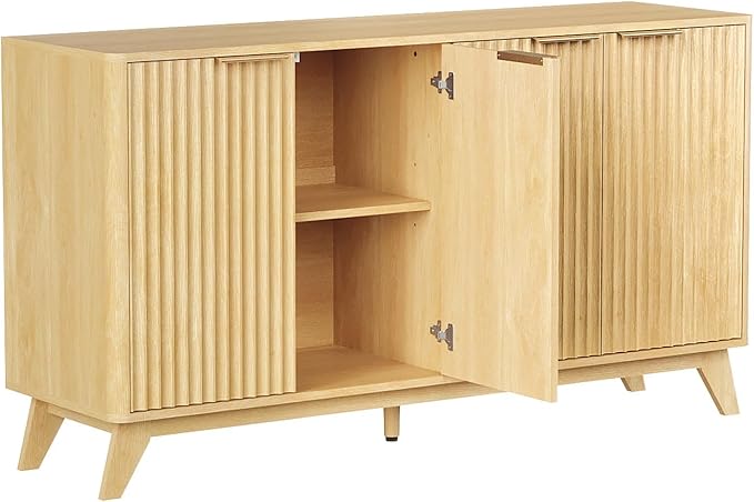 VINGLI Modern TV Stands for 65 inch tvs, Mid Century TV Stand