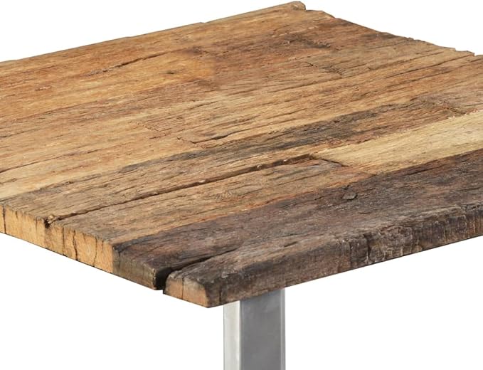 Coffee Table Solid Reclaimed Wood 21.7"x21.7"x15.7", Center Table, Side Table