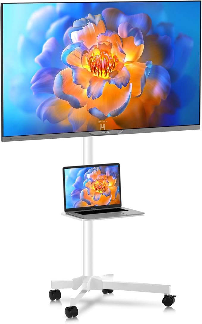 Mobile TV Carts on Wheels for 21-60 Inch Flat/Curved Panel Screens TVs