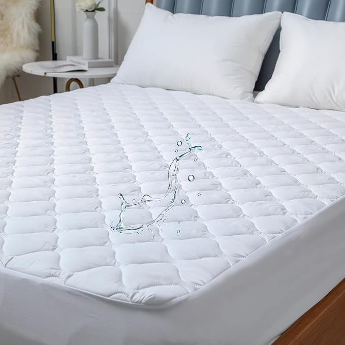 Quilted Waterproof Full Size Mattress Protector Pad