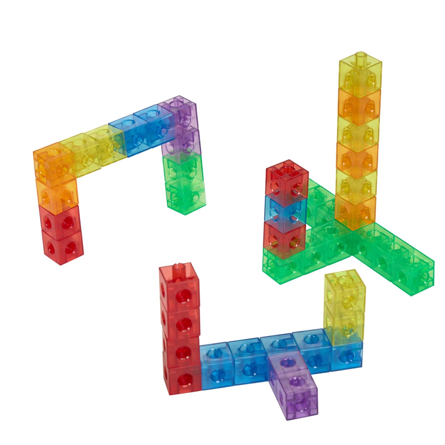Excellerations Translucent Linking Cubes - 200 Pieces