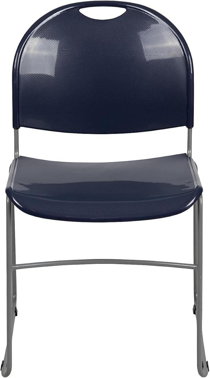 Flash Furniture HERCULES Series 5 Pack 880 lb. Capacity Navy Ultra-Compact