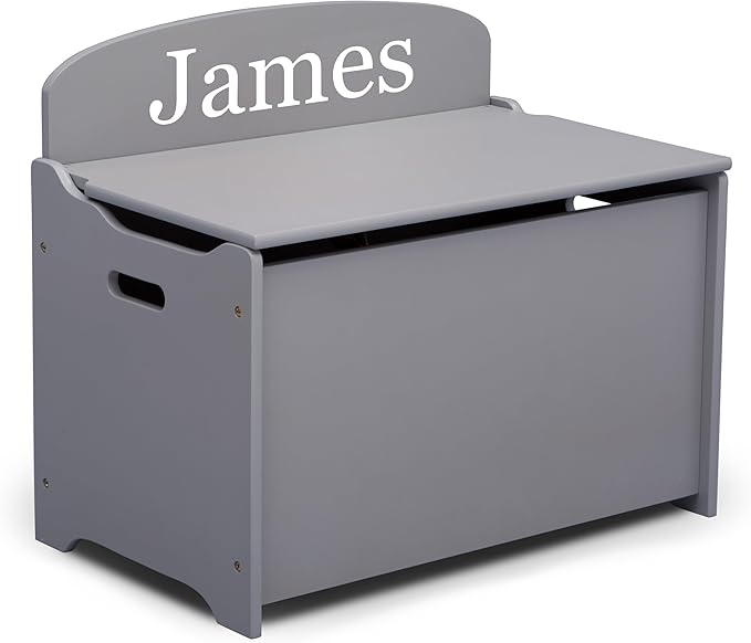 Delta Children Personalized MySize Deluxe Toy Box