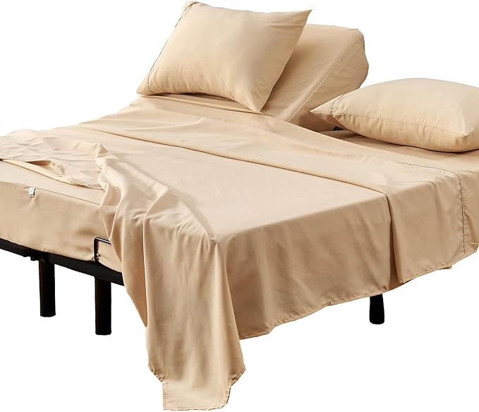 Kingnex 32-34 Split Top King Sheets Sets