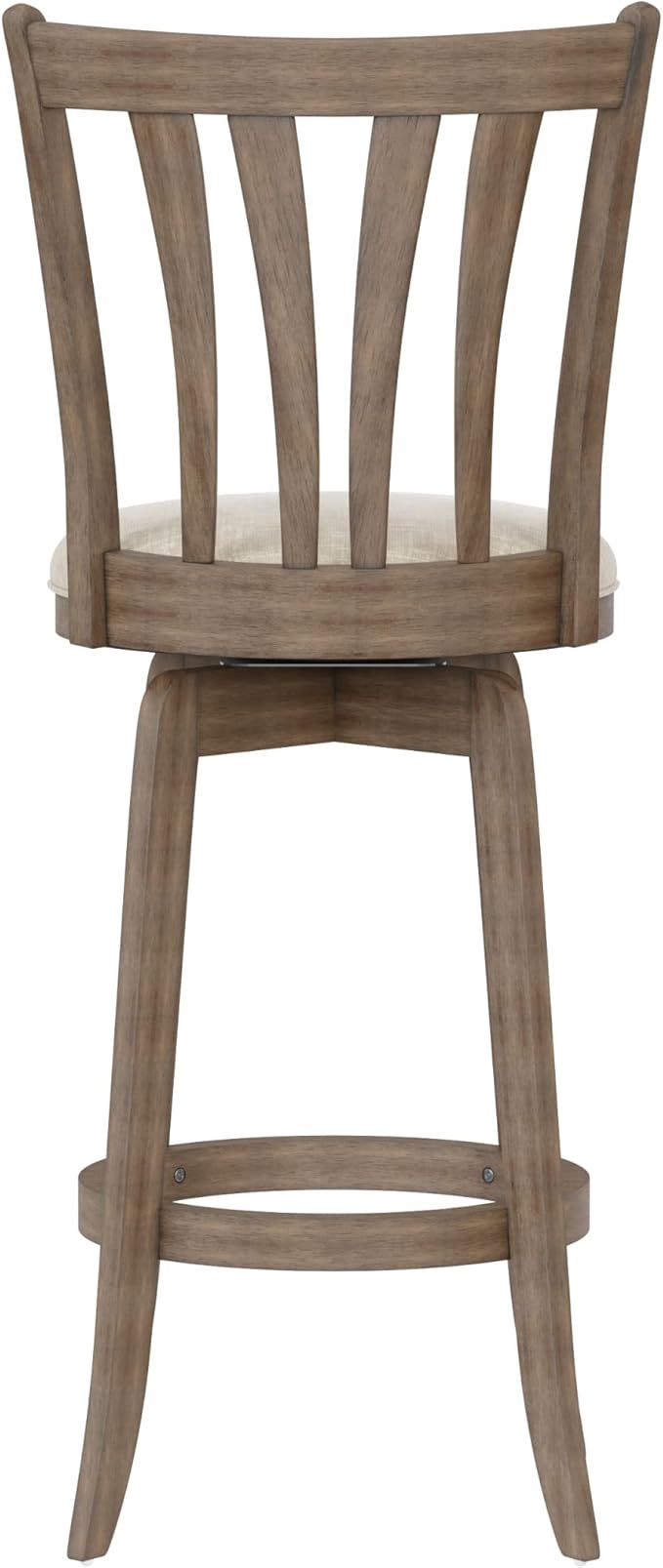 Hillsdale 29.5" Savana Wood Swival Bar Height Stool