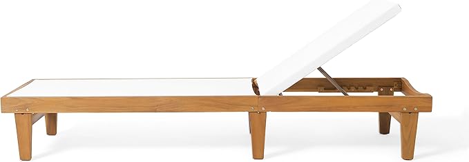 Christopher Knight Home Dina Set of 2 Chaise Lounge Chair Outdoor, Acacia Wood
