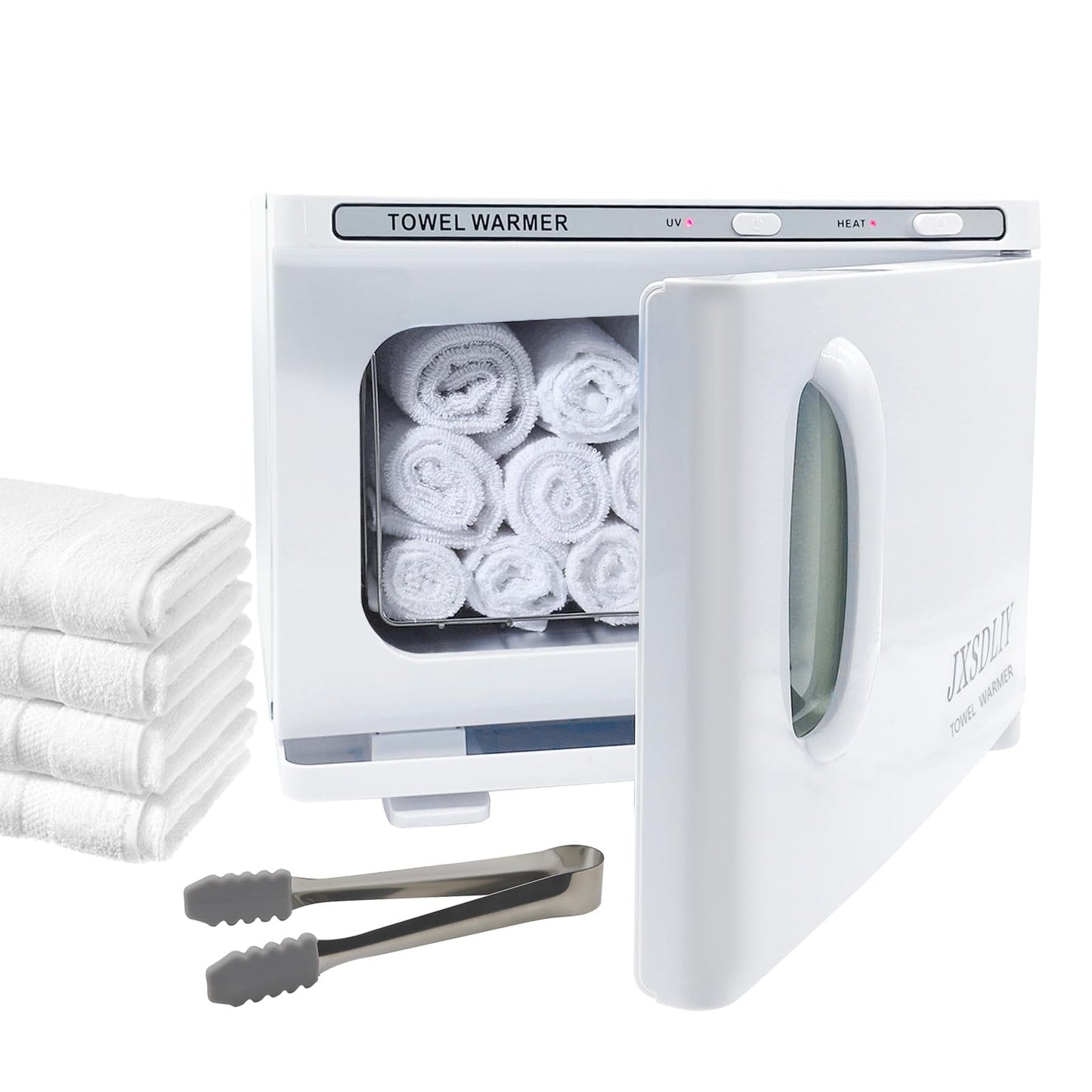 Small Hot Towel Warmer for Spa Home Salon Esthetician 2-in-1 5L Mini Personal Hot Towel Cabinet Towel Warmers Spa, Fast Heating Towel Heater Towel Steamer for Facials…