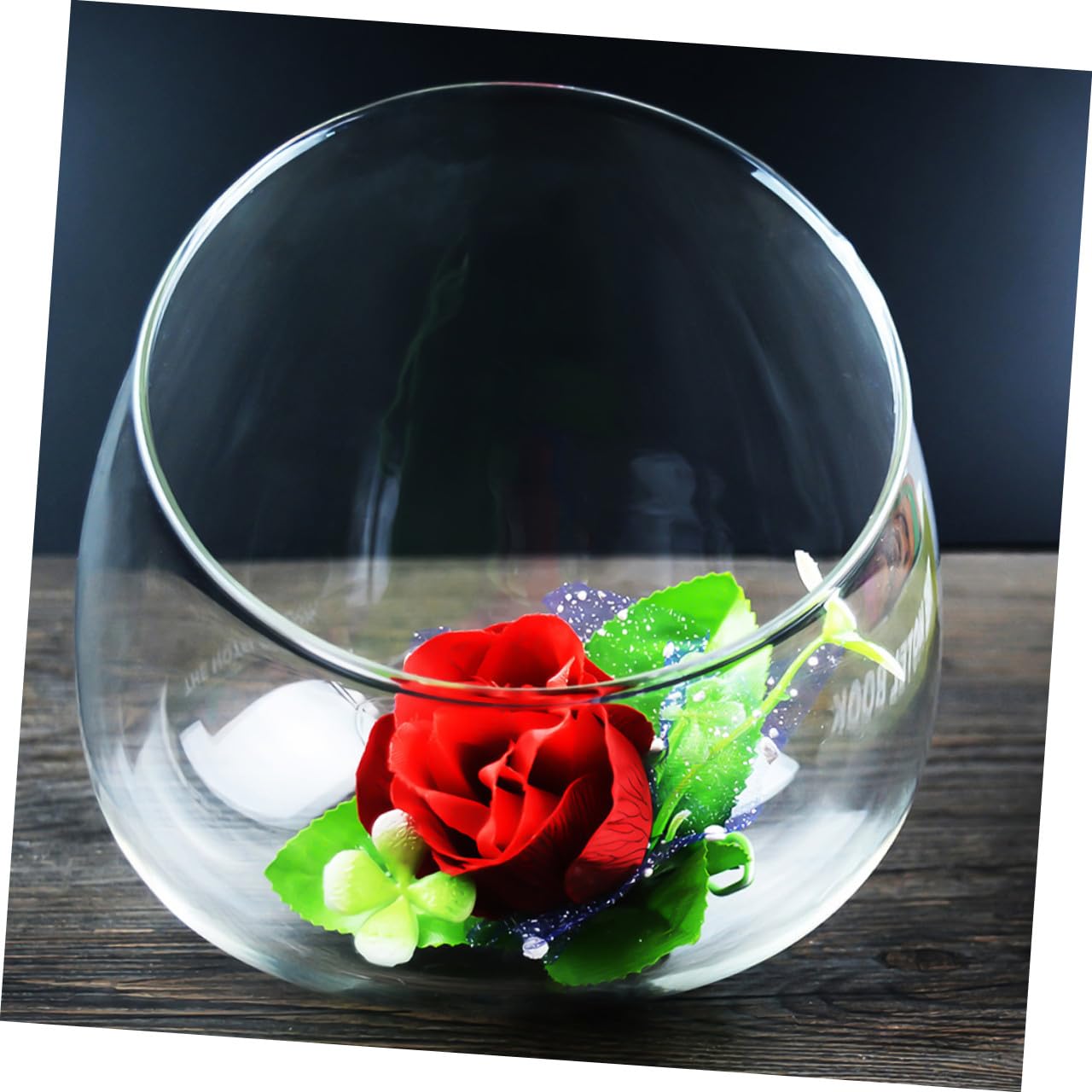 NUSITOU 3pcs Slant Cut Glass Ecological Bottles for Succulents Micro Landscape Terrarium Tabletop Decoration Glass Plant Ornaments for Home and Office