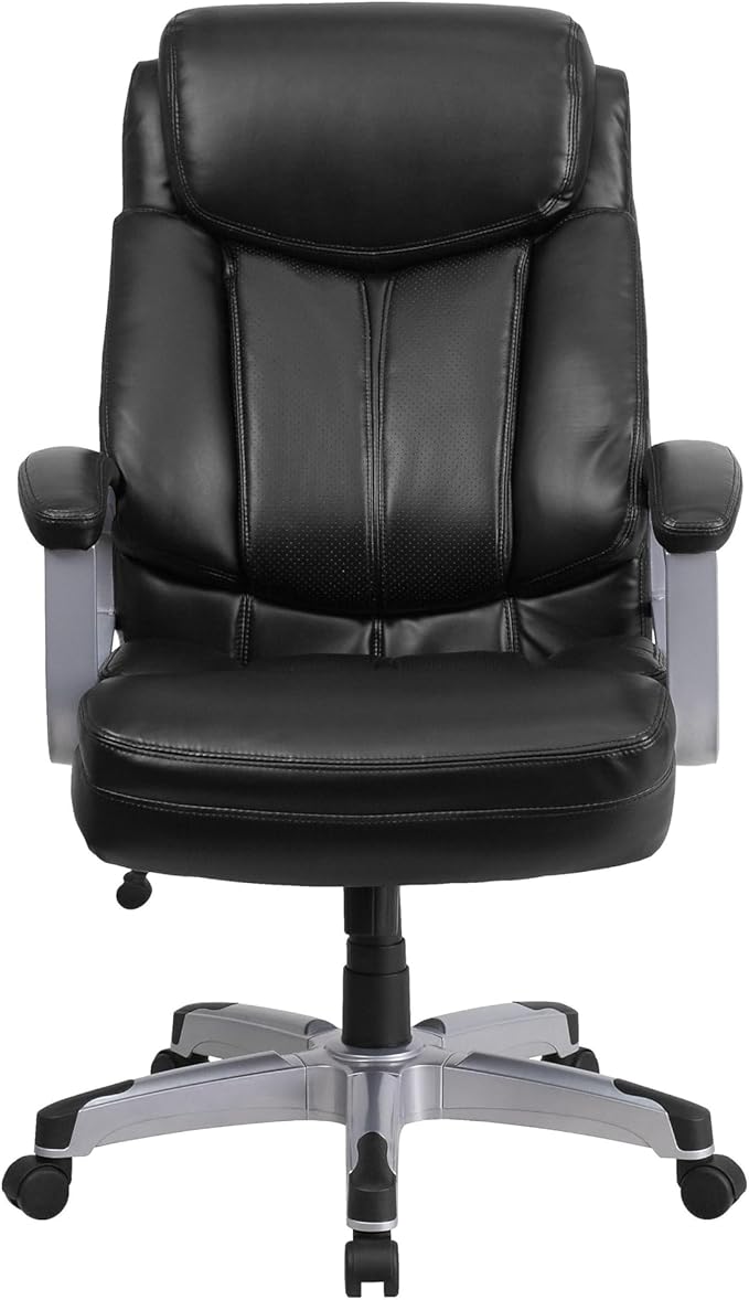 Flash Furniture HERCULES Series Big & Tall 500 lb. Rated Black LeatherSoft