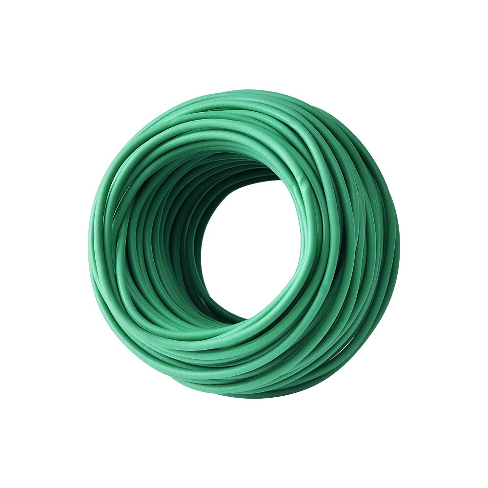 PGarden-EZ Green Soft Twist Tie Tomato Plant Tie TPR Garden Supply, for Supporting Plants and Home Organizing (65.6 feet/20 Meters)