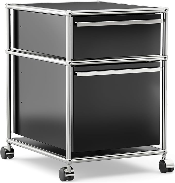 Modern Storage Cabinet Versatile Free-Standing Organizer