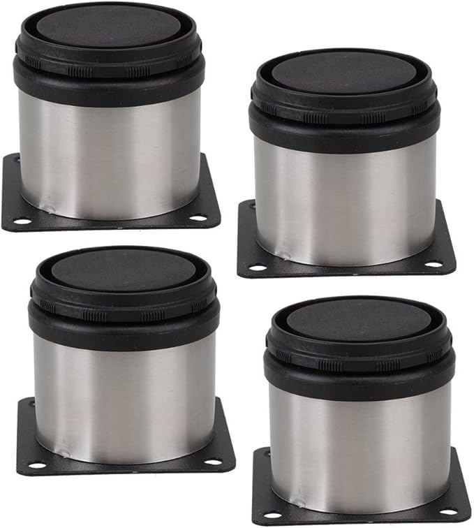 VOVOV Furniture Cabinet Metal Legs Adjustable Stainless Steel Kitchen Feet